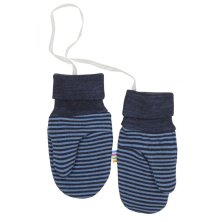 JOHA BABY BLÅ ULLVANTE UTAN TUMME RANDIGA