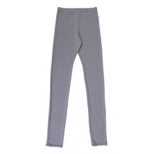 JOHA LEGGINGS MED SPETS ULL/SILKE DAM GRÅ