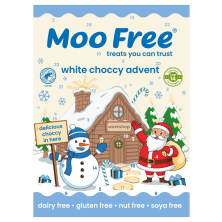 Moo Free Adventskalender vit choklad