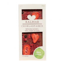 KALMAR CHOKLADFABRIK SHARE A BERRY MJÖLKCHOKLAD SOMMARBÄR eko