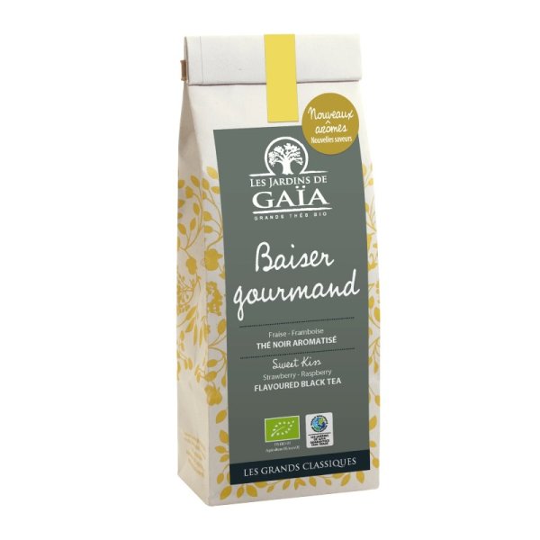 LES JARDINS DE GAIA SVART TE SWEET KISS HALLON JORDGUBB eko