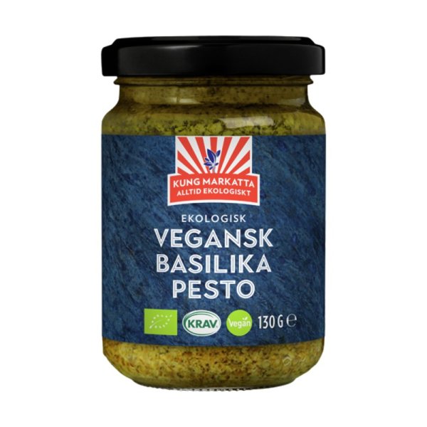 KUNG MARKATTA VEGANSK BASILIKA PESTO eko