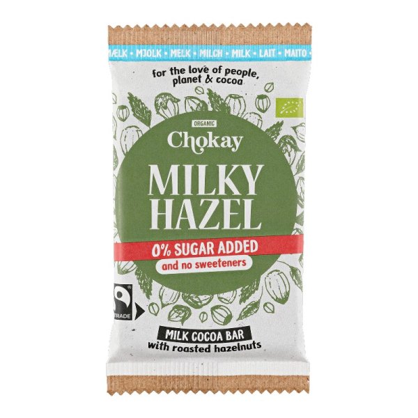 CHOKAY MILKY HAZEL CHOKLAD SOCKERFRI eko