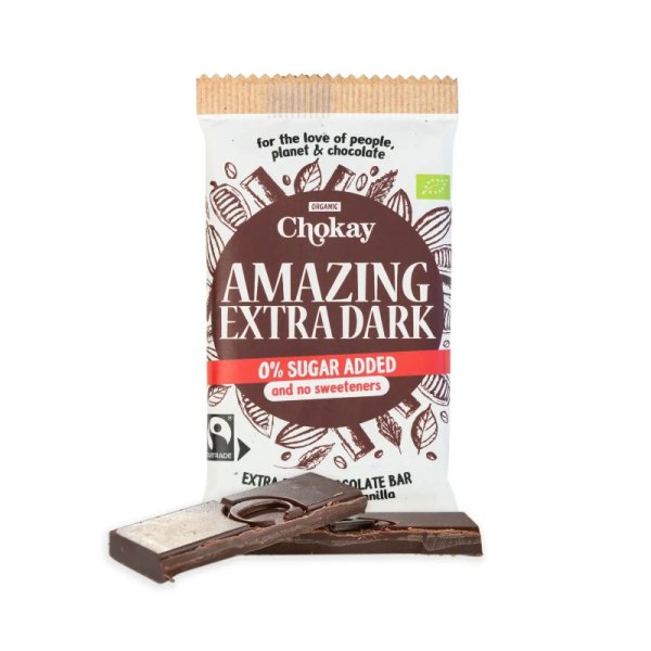 CHOKAY CHOKLADBAR AMAZING EXTRA DARK eko