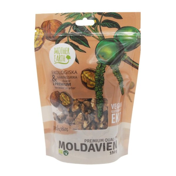 MOTHER EARTH VALNÖTTER 150 gr eko