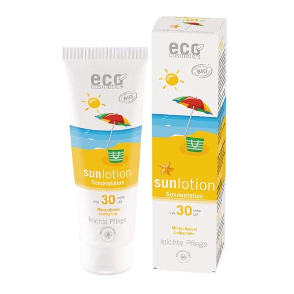 ECO COSMETICS SOLLOTION SPF 30 ALOE VERA & KARANJA eko