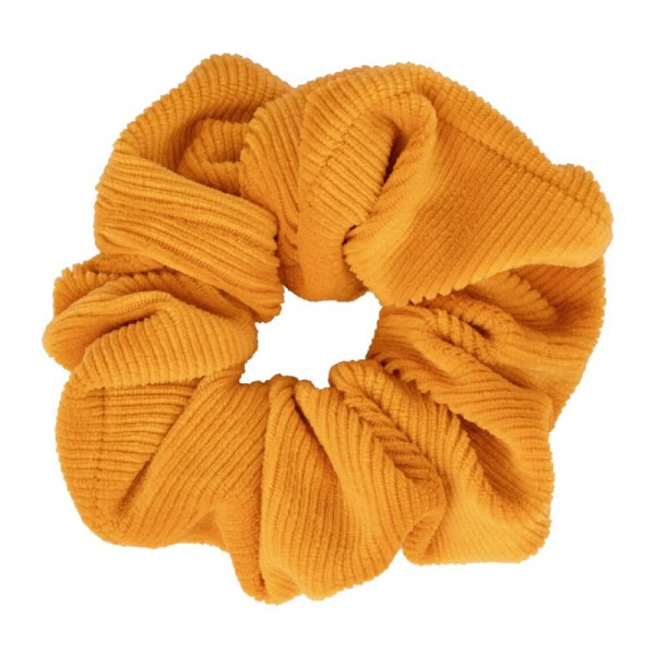 IBERO HÅRSNODD SCRUNCHIE SAMMET GUL