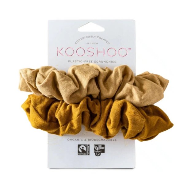 KOOSHOO HÅRSNODD SCRUNCHIE GOLDEN SAND