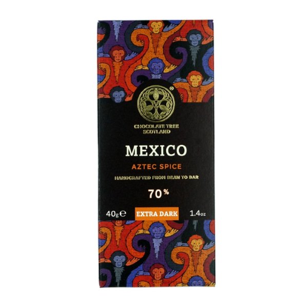 CHOCOLATE TREE MEXICO AZTEC SPICE EXTRA DARK 70% eko