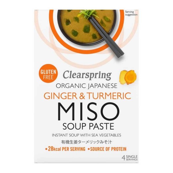 CLEARSPRING ORGANIC JAPANESE MISO SOUP PASTE GINGER & TURMERIC