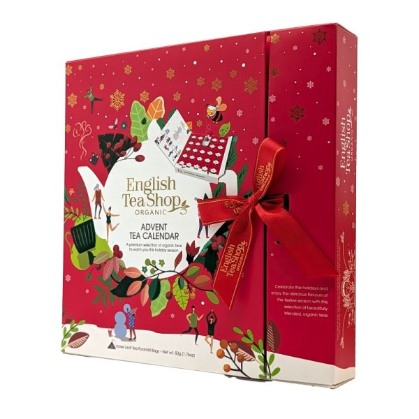 ENGLISH TEA SHOP TE ADVENTSKALENDER RÖD eko