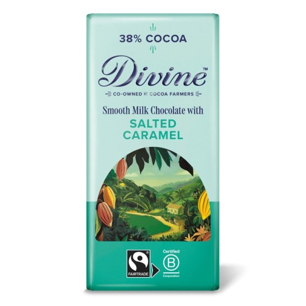 DIVINE MJÖLKCHOKLAD SALTED CARAMEL