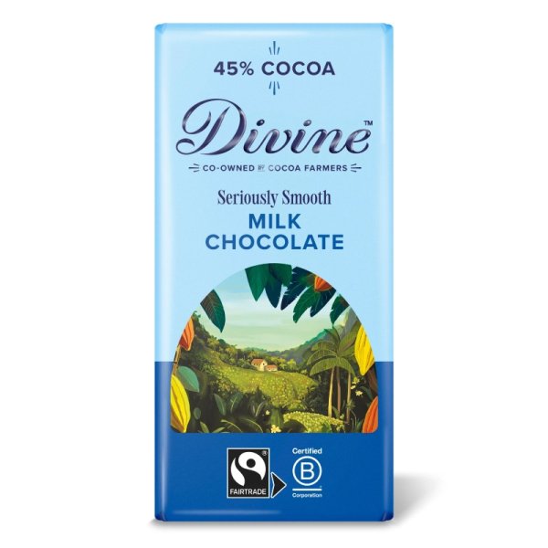 DIVINE MJÖLKCHOKLAD SMOOTH MILK CHOCOLATE 