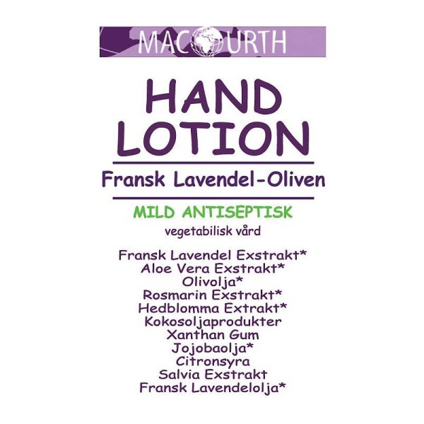 MACURTH HANDLOTION FRANSK LAVENDEL OLIV
