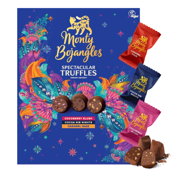 Monty Bojangles Adventskalender med Tryfflar Vegan (24 luckor)
