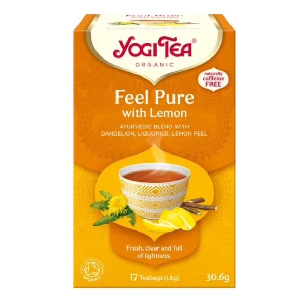 YOGI TEA FEEL PURE LEMON eko