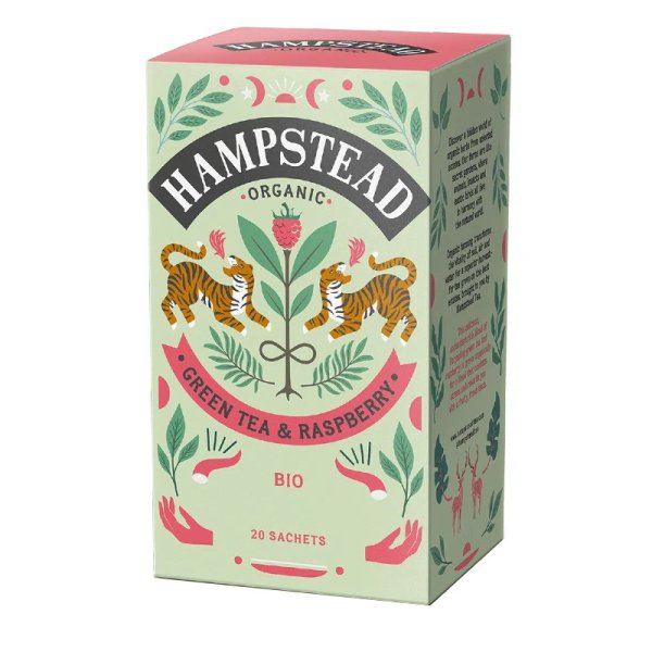 HAMPSTEAD GRÖNT TE & HALLON eko